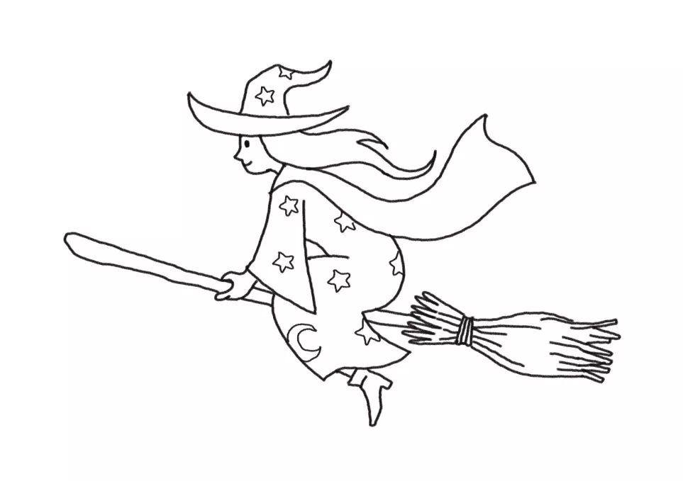 魔法之夜！女巫简笔画教程