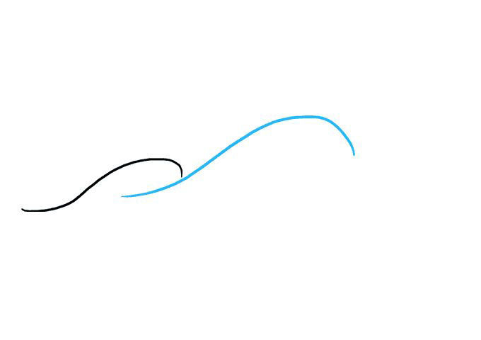 海浪怎么画