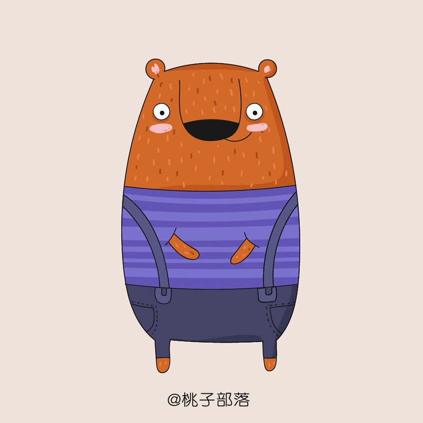 这组动物简笔画很适合初学者学习，线条比较随意，造型结构也不复杂，建议收藏起来！