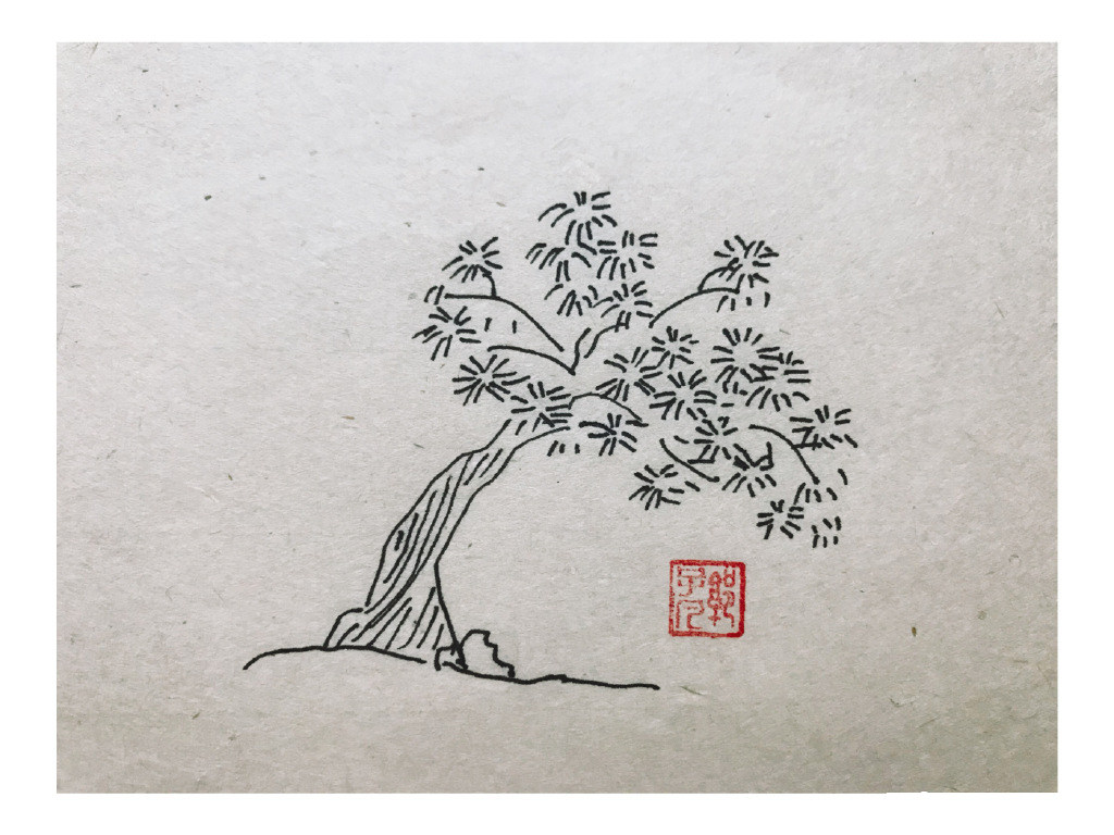 一组春天风景简笔画图片