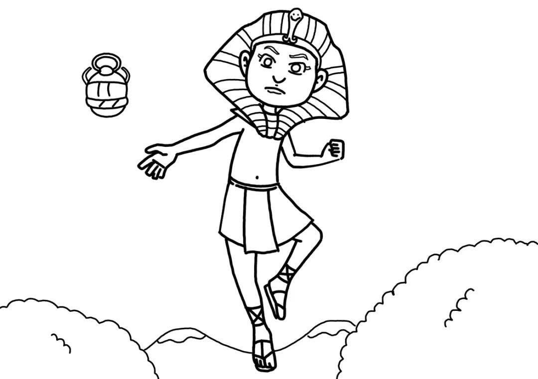 简笔画法老的画法步骤