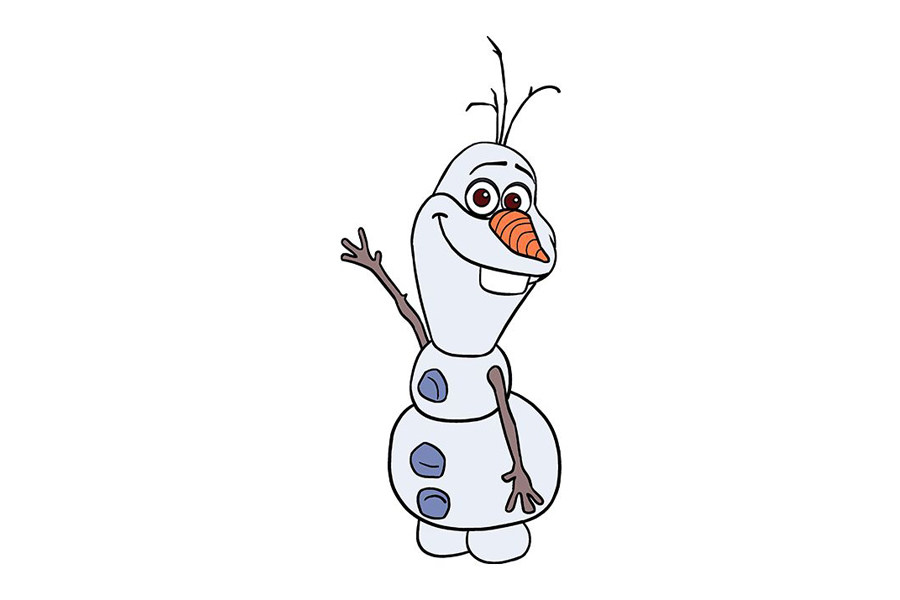 ​雪宝怎么画