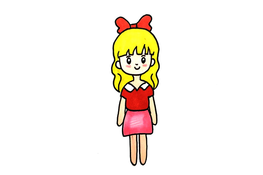 美女怎么画