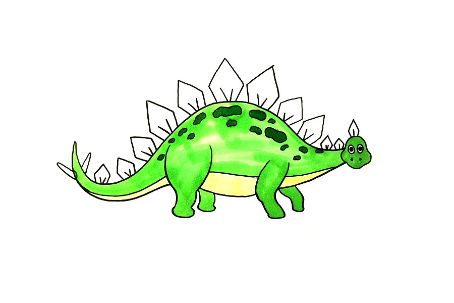 剑龙简笔画画法详解