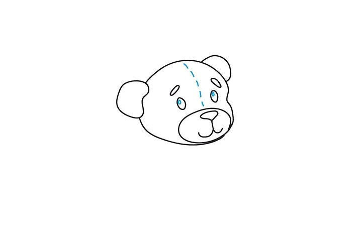 玩具熊怎么画