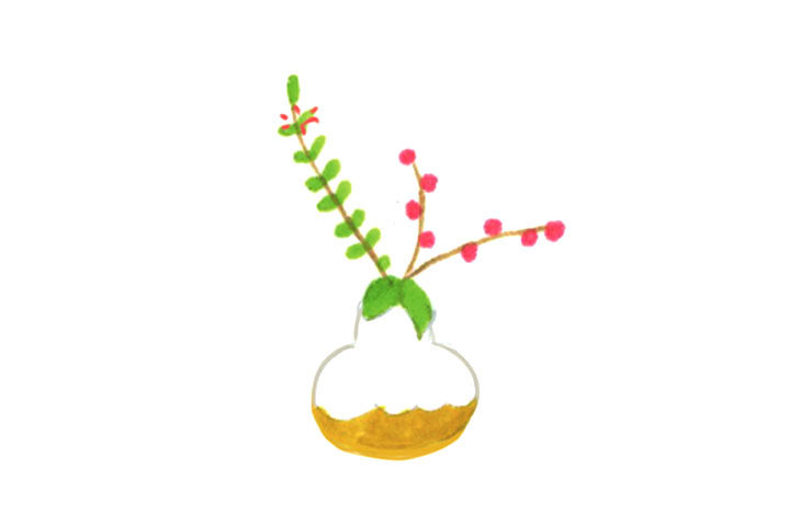 一组养眼的绿植简笔画图片