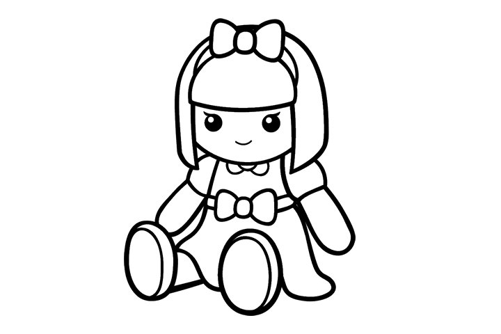 各种毛绒玩具的画法