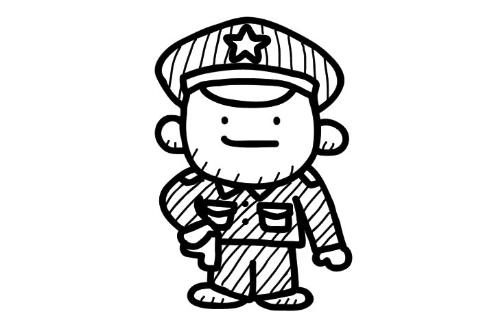 各种职业人物的简笔画