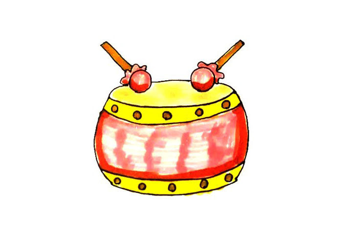 学画鼓