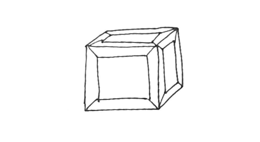 木箱简笔画画法步骤
