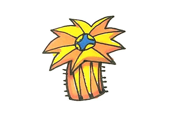 海葵简笔画画法详解