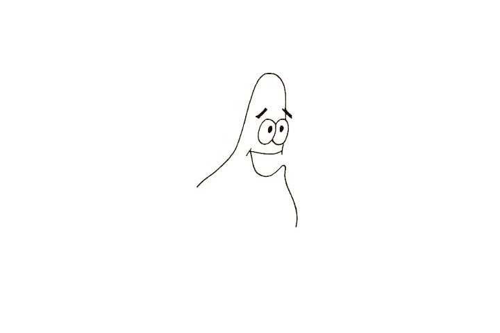 派大星简笔画画法教程