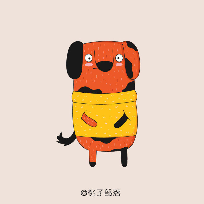 这组动物简笔画很适合初学者学习，线条比较随意，造型结构也不复杂，建议收藏起来！