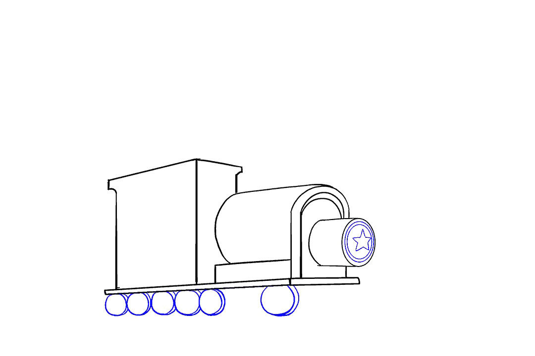 怎样画火车简笔画