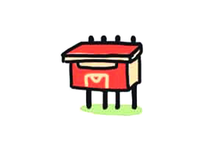 信箱怎么画