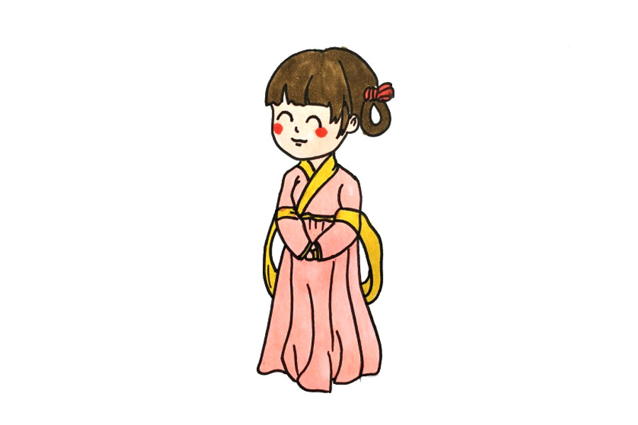 古代女子怎么画