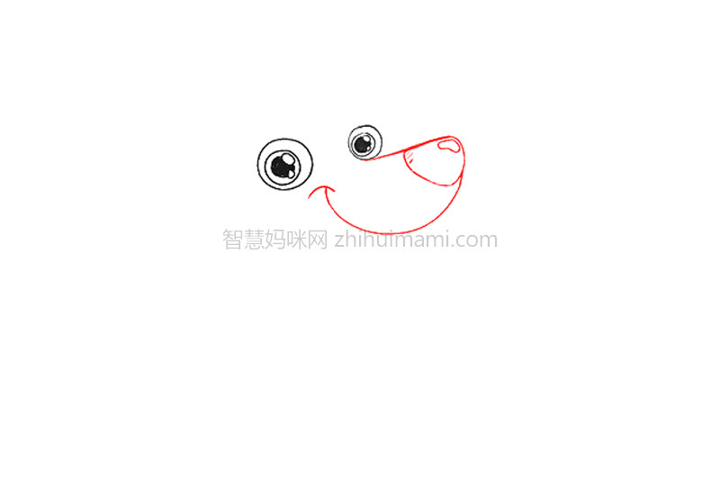 圣诞驯鹿怎么画
