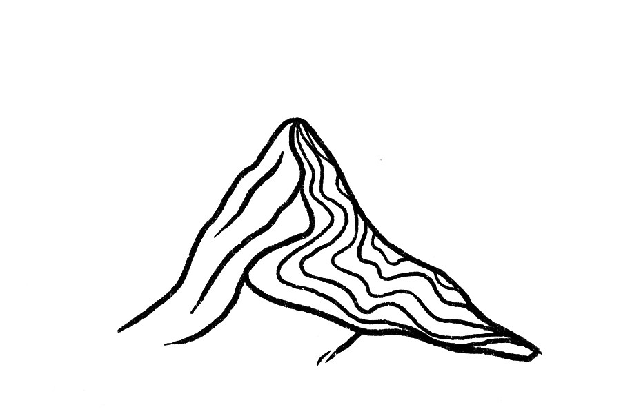 山丘怎么画