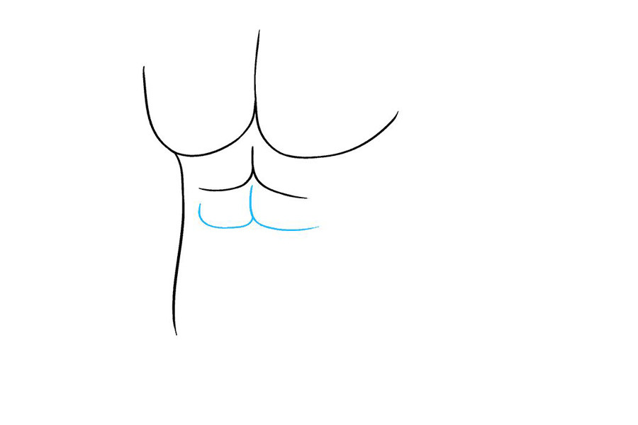 如何画腹肌