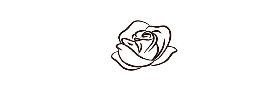 玫瑰花简笔画画法步骤