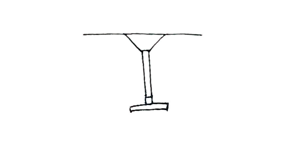 天平简笔画画法步骤