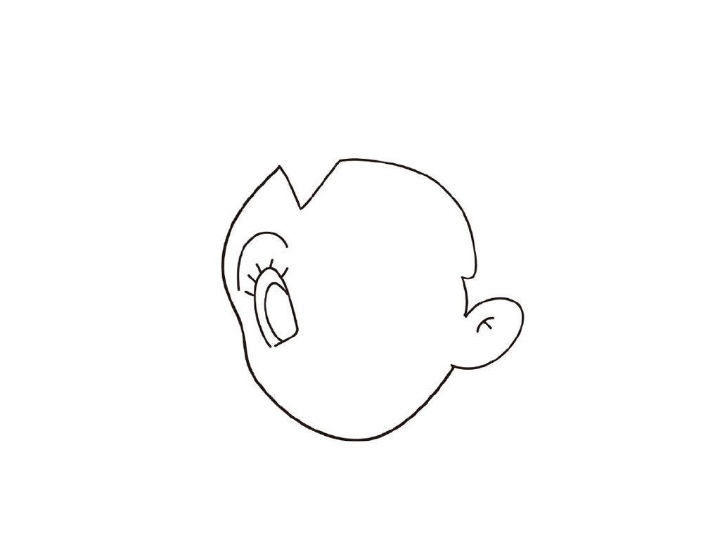 阿童木怎么画
