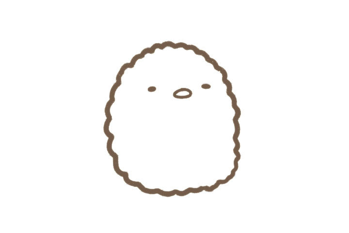 卡通炸猪排简笔画教程