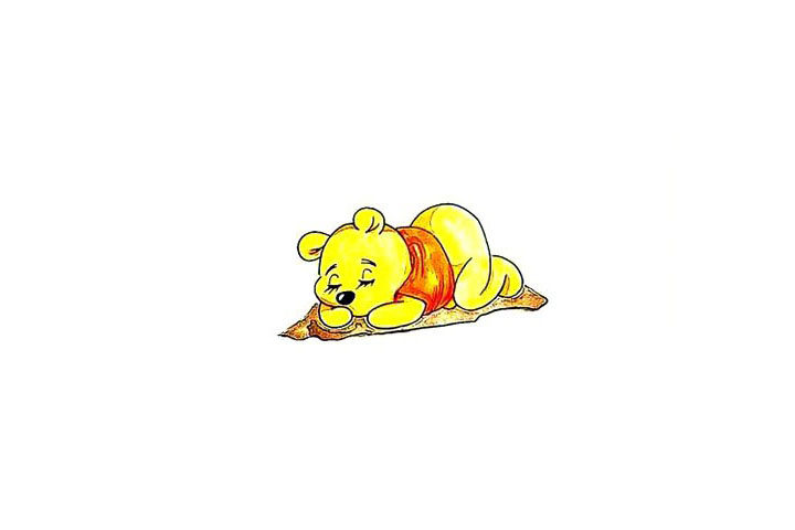 维尼熊简笔画画法教程