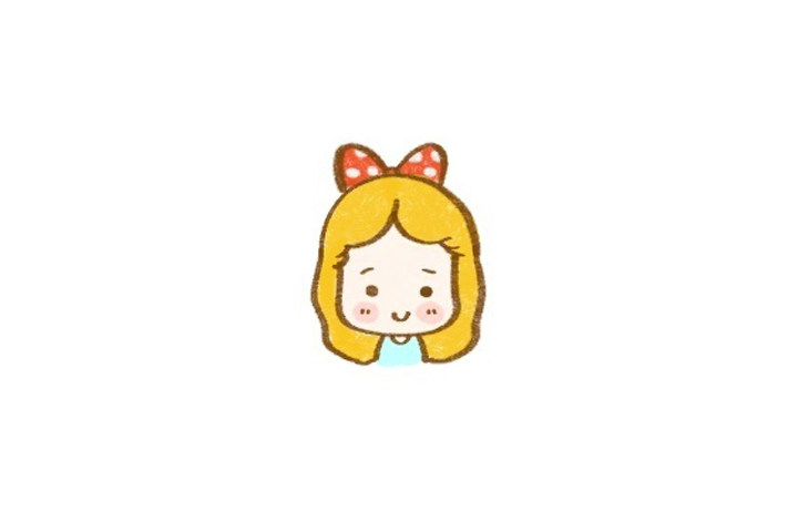简单的小女孩怎么画