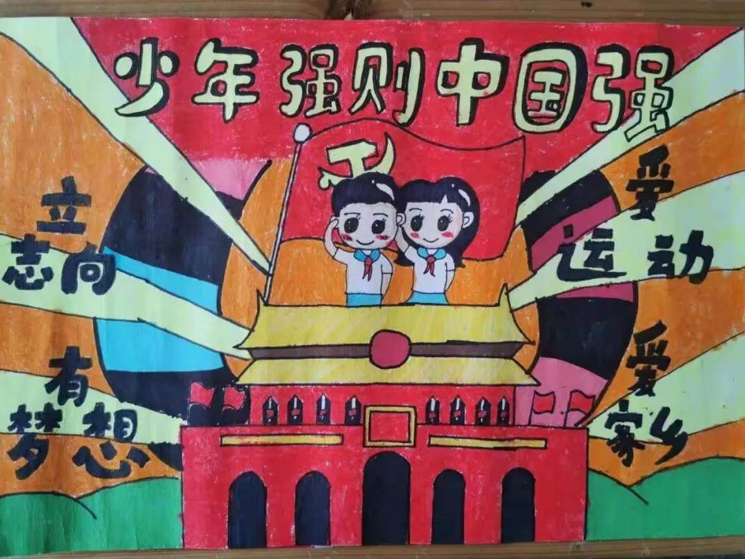 献礼党的生日主题绘画