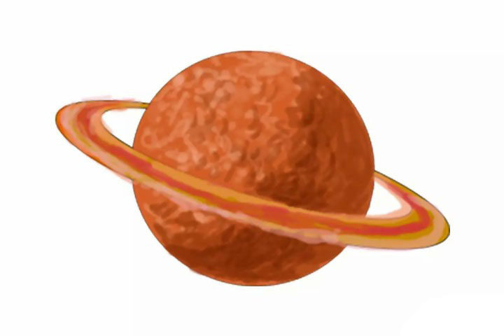 火星简笔画画法步骤