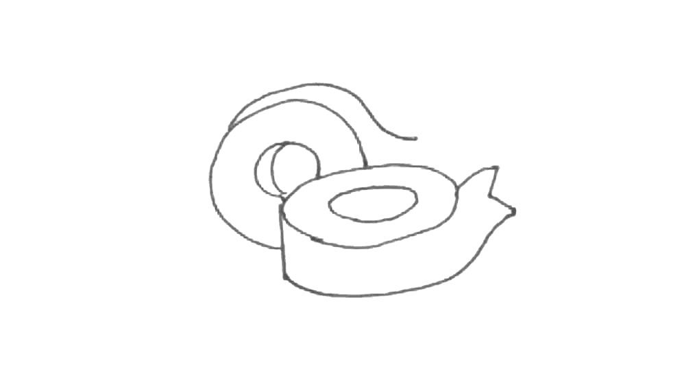 胶带简笔画教程