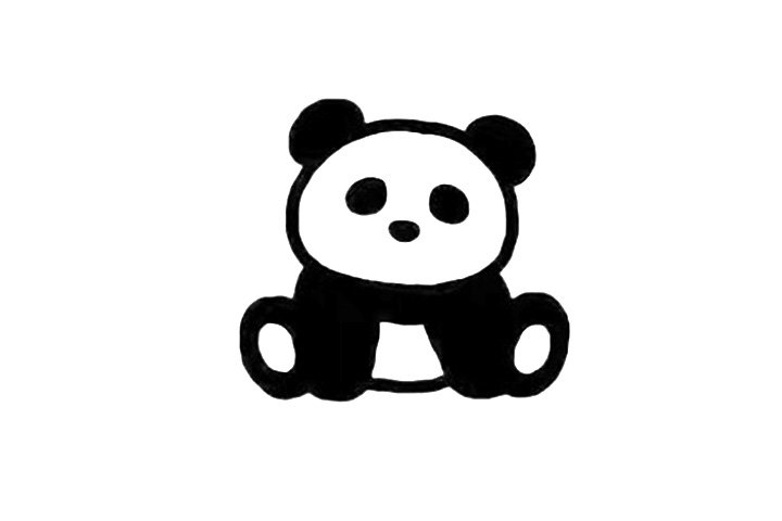 一组简单几笔就能画出的可爱小动物