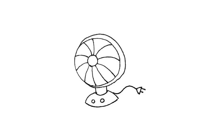 小太阳简笔画画法步骤