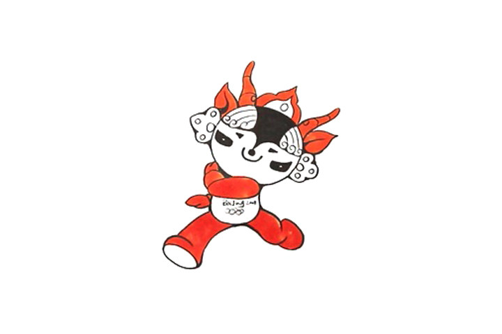 福娃怎么画