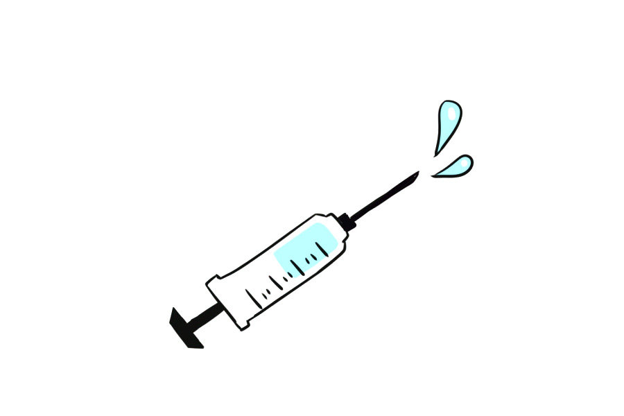 注射器简笔画带颜色