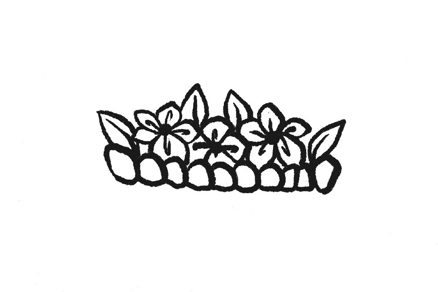 一篮小花简笔画画法步骤