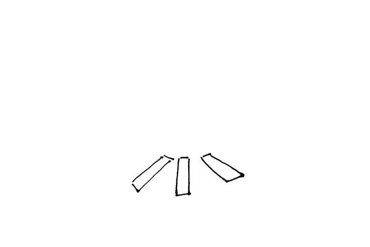 火把简笔画画法步骤