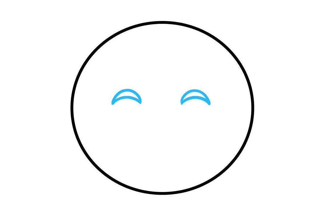 笑脸表情怎么画