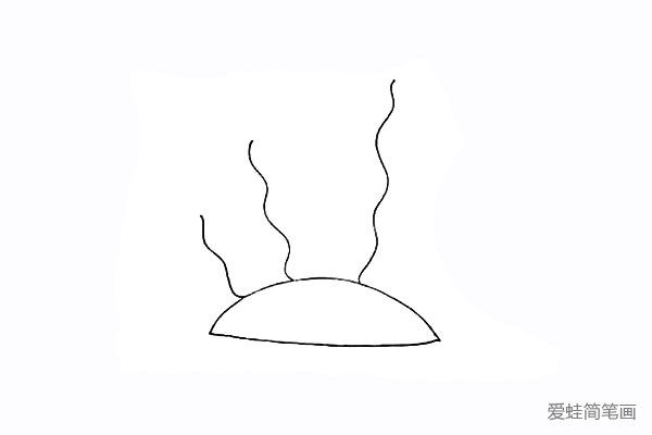 海草简笔画画法步骤