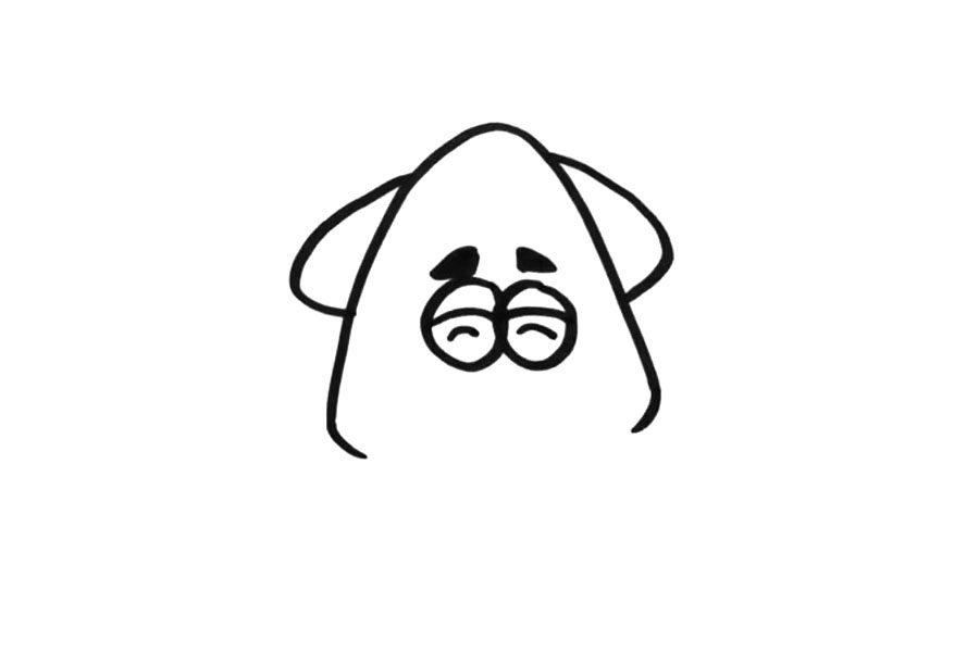 卡通鱿鱼怎么画