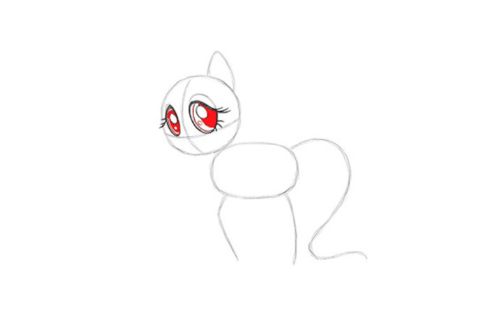 小马宝莉Fluttershy详细画法步骤
