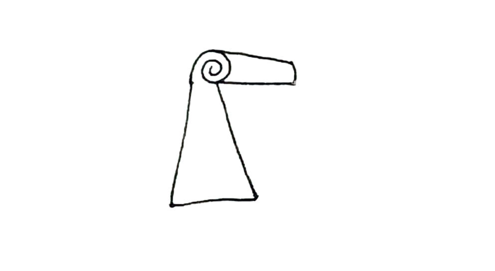 牛皮纸袋简笔画画法