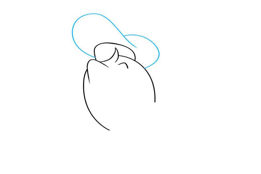 可爱的唐老鸭卡通简笔画头像