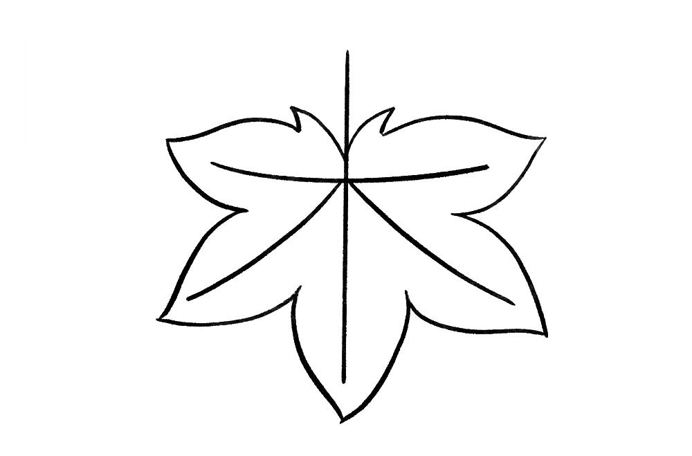 霜叶红于二月花 秋天的枫叶简笔画