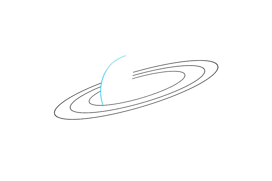 土星怎么画