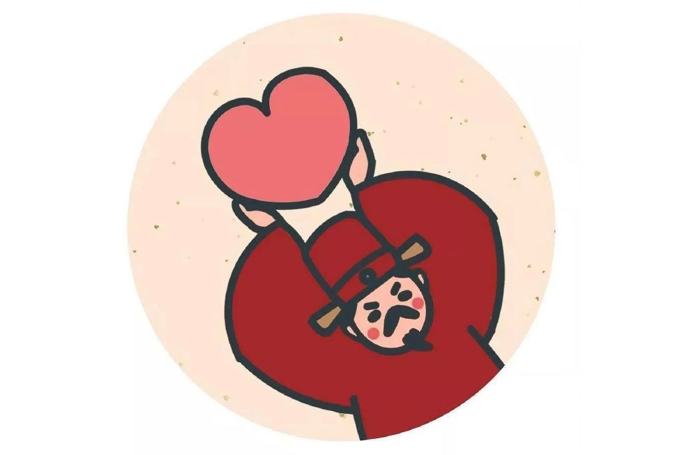 可爱的财神简笔画图片