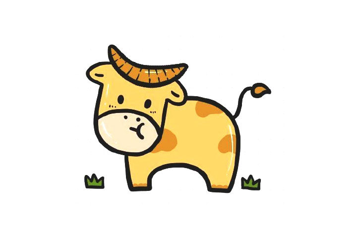小黄牛简笔画画法