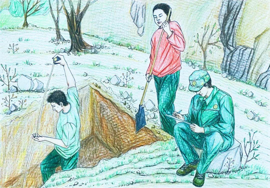 党的纪念 建党一百周年绘画