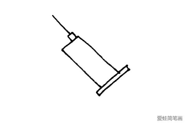 注射器简笔画的画法